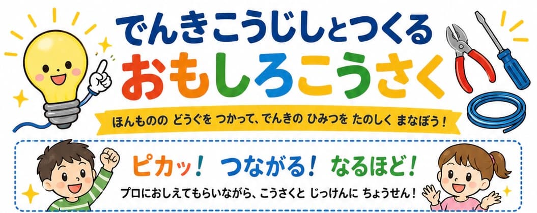 電気工事士とつくるオモシロ工作(区民プロデュース講座)