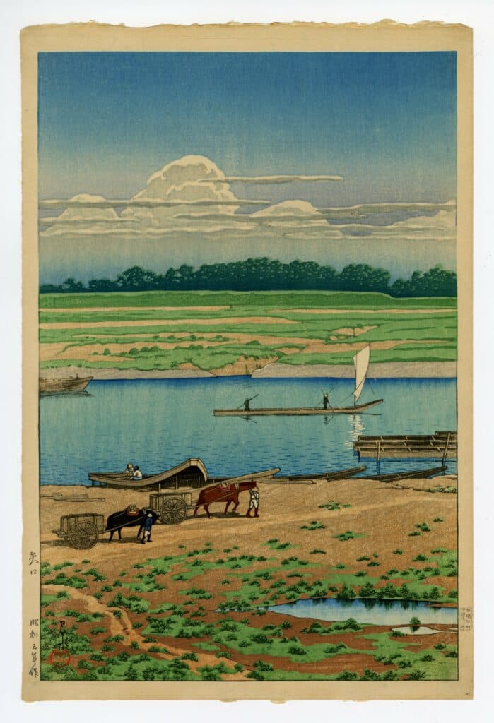 「描かれたおおたの風景ー木版画作品で四季の移ろいをめぐるー」